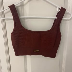 Bo+Tee Ribbed Sports Bra